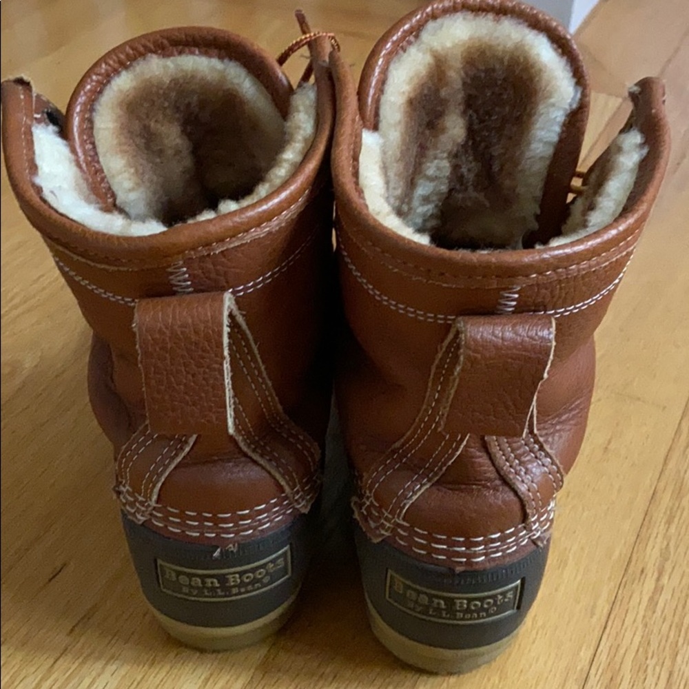 EUC LLBean Women’s Shearling Bean Boots size 8